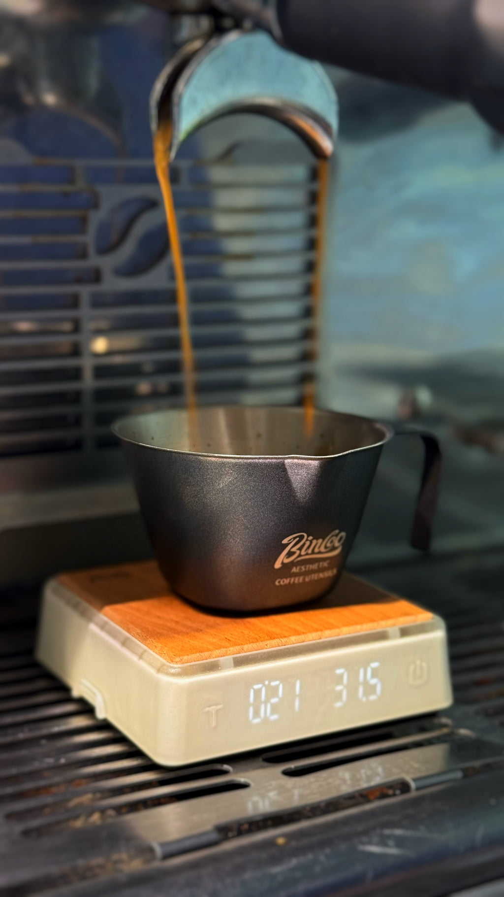 Espresso measuring cup